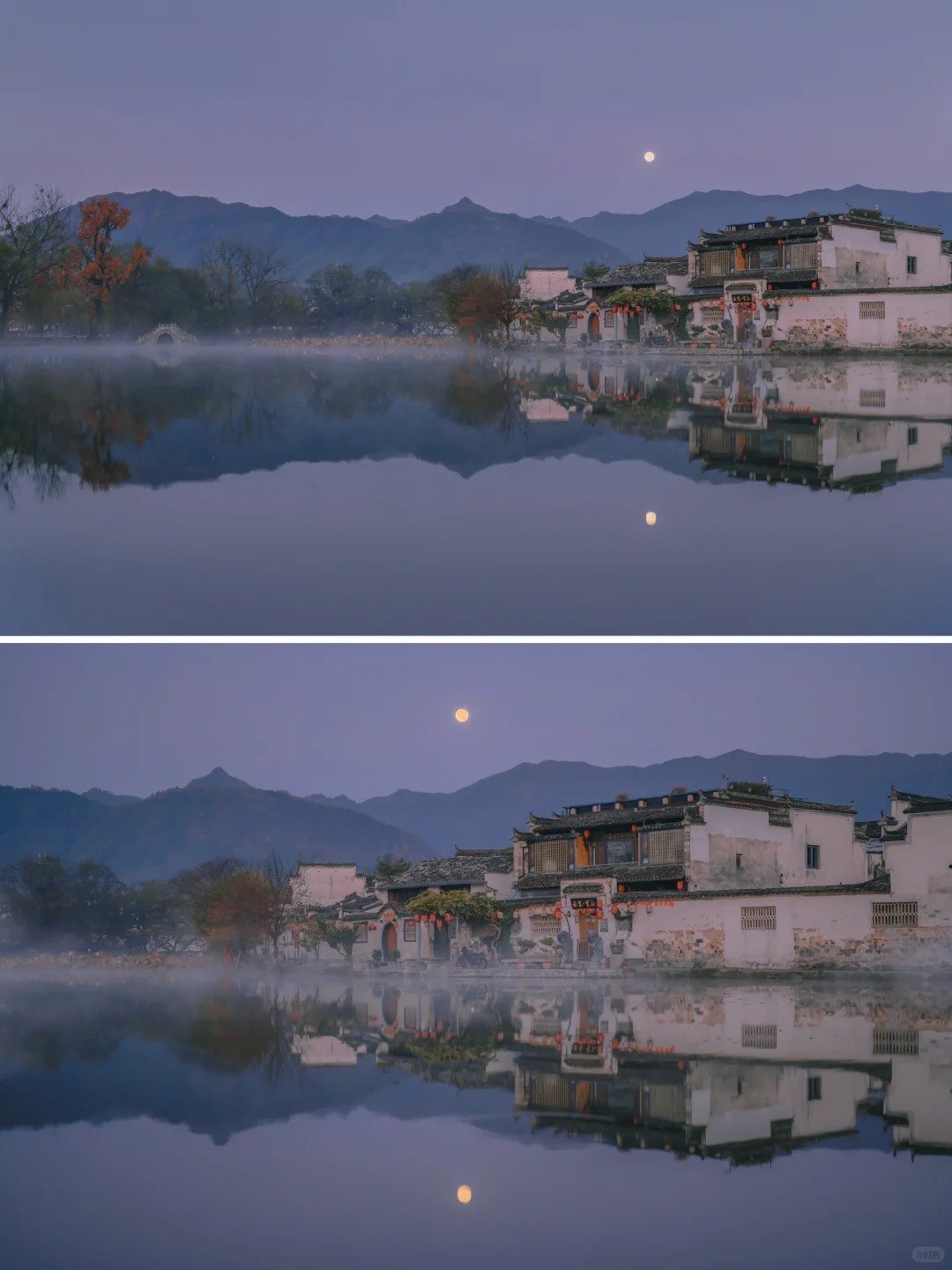Huizhou village and reflections